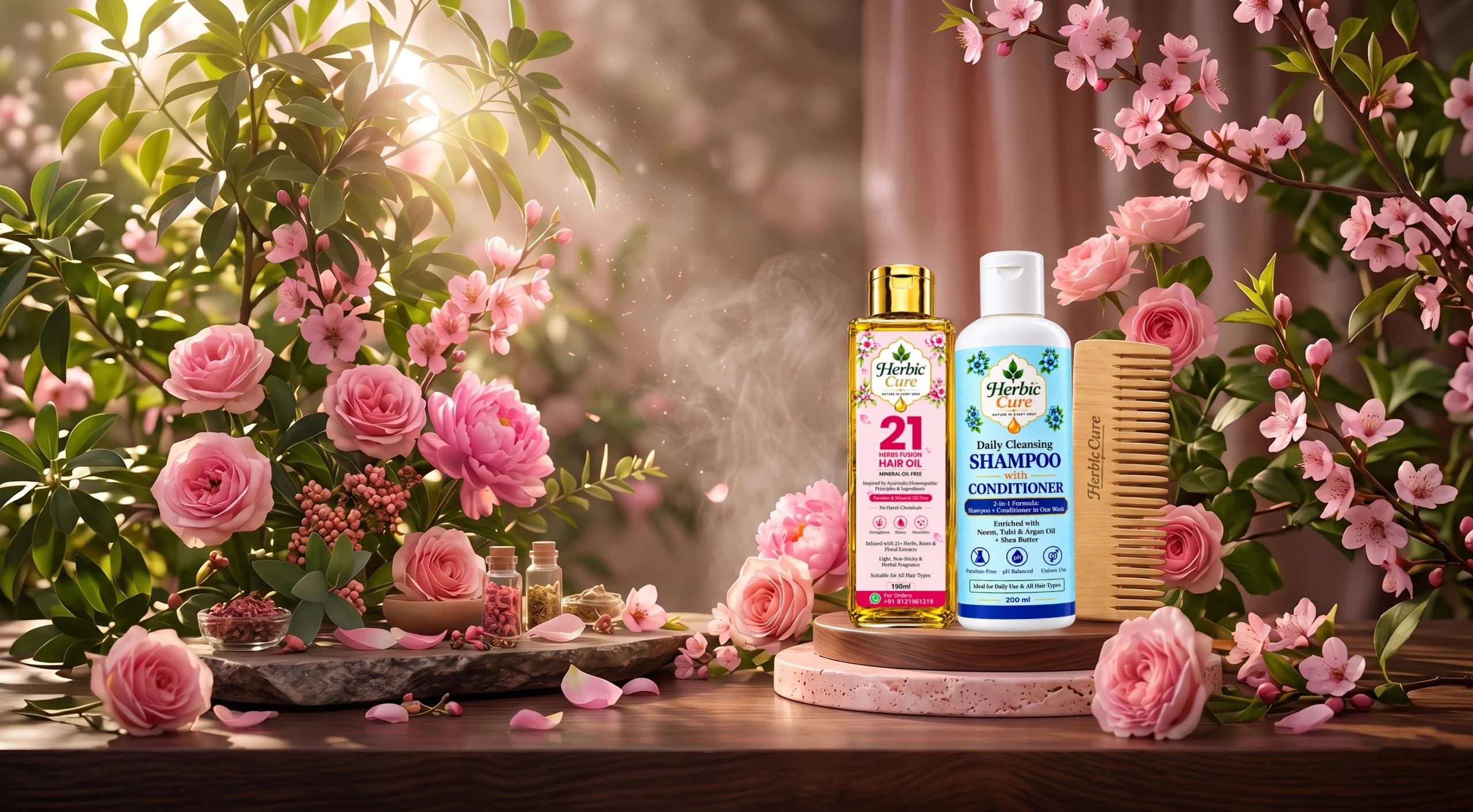 21 Herbs. One Hair Care Ritual.